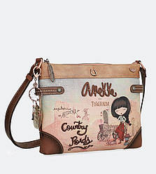 Сумка жіноча на плече Anekke Country Roads saddle bag з колекції Arizona, AN30707-01ARC