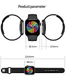 Смарт годинник X8 Max Pink Smart Watch 6 series Фітнес браслет Розумні годинник, фото 11