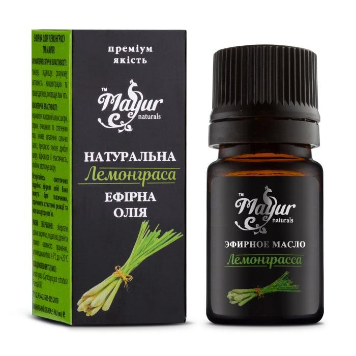 Ефірна олія Лемонграсу Mayur 5 мл, фото 1