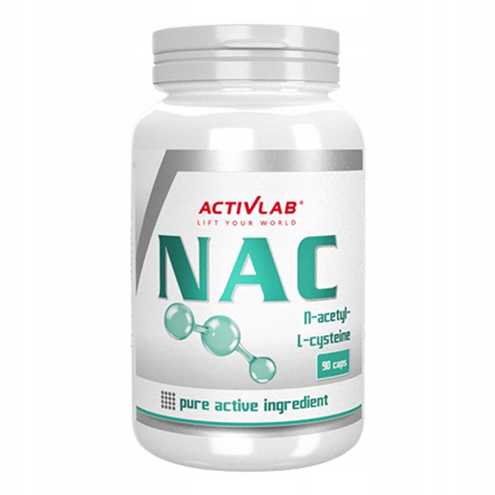 Амінокислота N-ацетил L-цистеїн Activlab NAC 500 мг 90 капс.