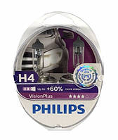 Галогенные лампы PHILIPS vision Plus +60% H4