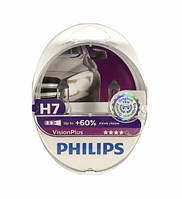 Галогенные лампы PHILIPS Vision Plus +60% H7