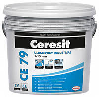 Эпоксидный двухкомпонентный заполнитель швов и клей для плитки CERESIT CE 79 (графит)