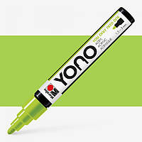 Акриловий маркер YONO, Зелений неоновий 365, 1,5-3 мм, Marabu універсальний для різних поверхонь