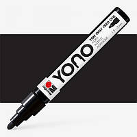 Акриловий маркер YONO, Чорний 073, 1,5-3 мм, Marabu універсальний для різних поверхонь