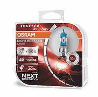 Галогенные лампы HB3 OSRAM Night Breaker LASER +150% 55W ОРИГИНАЛ