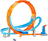 Уцінка! Трек Hot Wheels Гігантська петля Школа Божевільні зіткнення Хот Вілс Massive Loop Mayhem 70 см GTV14 Mattel Орігінал, фото 5