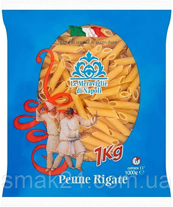 Макаронні вироби Le Meraviglie Di Napoli Penne Rigate 1000г Італія