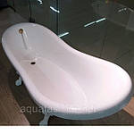 Ванна на левових лапах золотий сифон 1750x805 Fancy Marble Lady Hamilton, фото 9