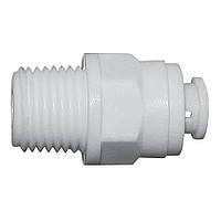 Муфта соединительная Quick fitting 1/4"(внешняя резьба)-1/4" ST019A