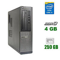 Компьютер Dell OptiPlex 390 SFF / Core i5 4 ядра 3.1GHz/ 4GB DDR3/250 GB HDD / Intel HD Graphics 2000