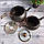Чайник подвійний з антипригарним покриттям 1,6/3 л, (Туреччина), OMS 8210-L-Bronze — Lux-Comfort, фото 4