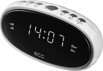 Радіо-Годинник ECG RB 010 white LED - MiniLavka