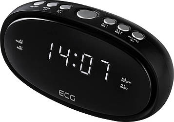 Радіо-Годинник ECG RB 010 black LED - MiniLavka