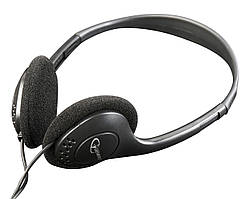 Навушники з регулятором гучності, 1x3,5 jack, чорний Gembird MHP-123 - Lux-Comfort