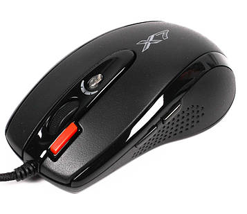Ігрова миша Oscar, A4Tech X-718BK, USB (Black) - MiniLavka