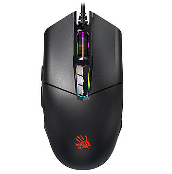 Ігрова миша Bloody Activated, RGB, 8000 dpi, 20M натискань, USB A4Tech P91s Bloody (Black) - MiniLavka