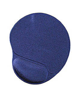 Килимок для мишки з подушкою для руки синій 260х220 мм Gembird MP-GEL-B - MiniLavka
