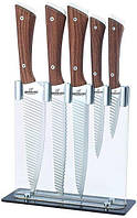 Набор ножей с подставкой Bohmann BH 5099 - 6 предметов - Vida-Shop