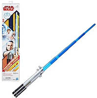 Star Wars Rey Force Action Electronic Lightsaber Світловий меч синій Рей (Пружиніт за кнопкою) E3394