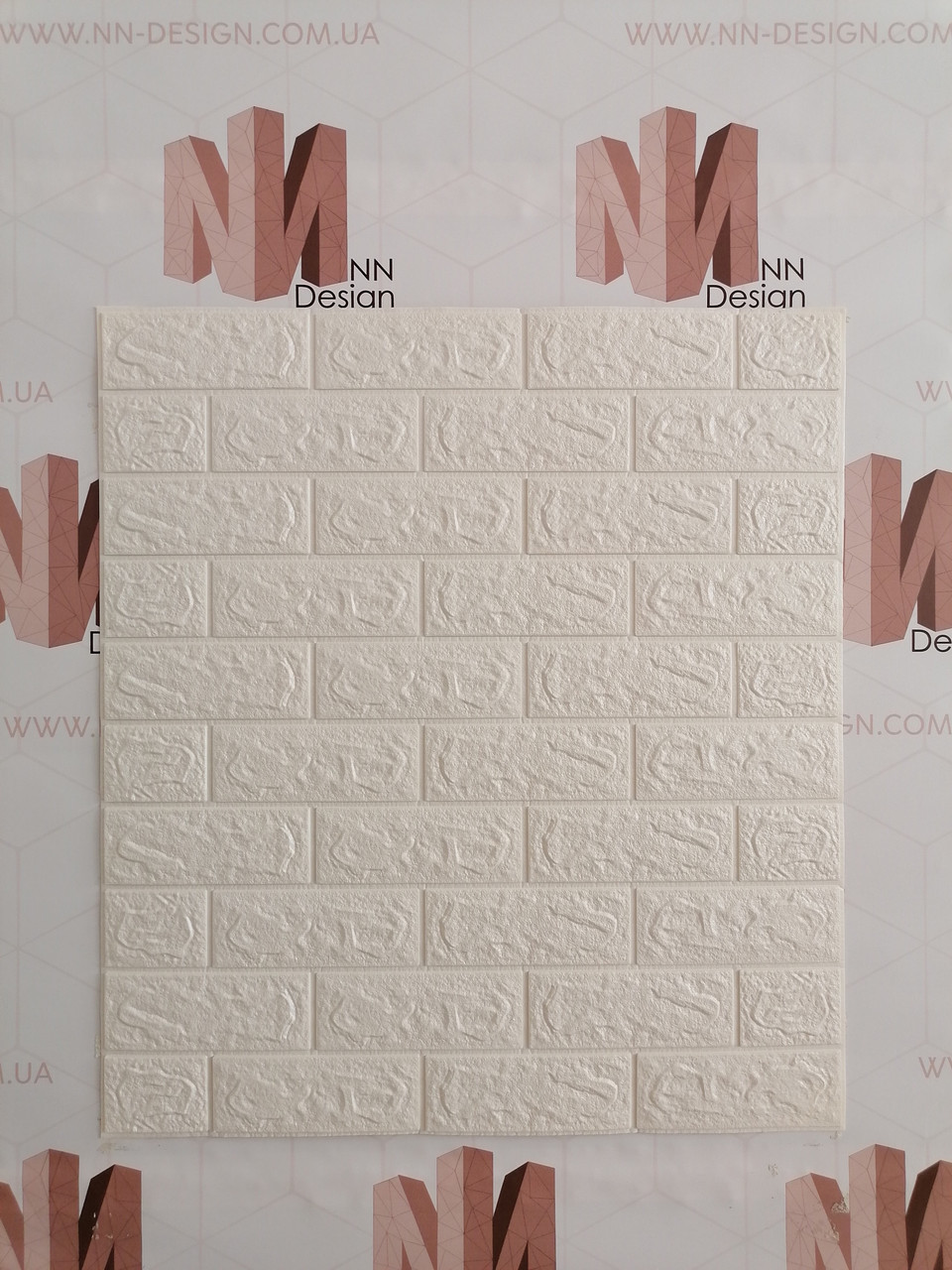 Декоративна 3Д панель самоклейка під цеглу 77*70 см 4 мм для облаштування балкону, лоджії, фото 1