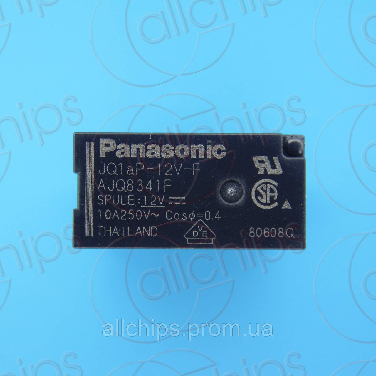 Реле 12В 10A Panasonic JQ1AP-12V-F-AJQ8341F - фото 1 - id-p259054055