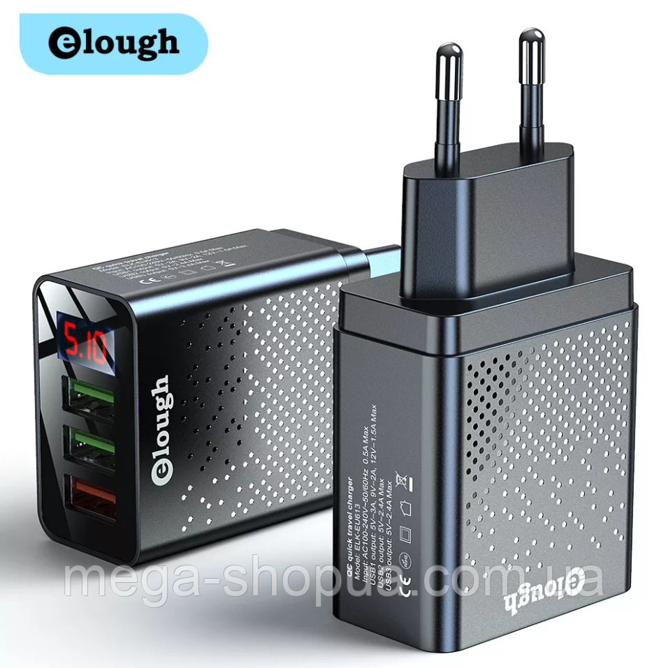 Сетевое Зарядное Устройство 3 Port USB / LED Зарядный Блок Блочок ...