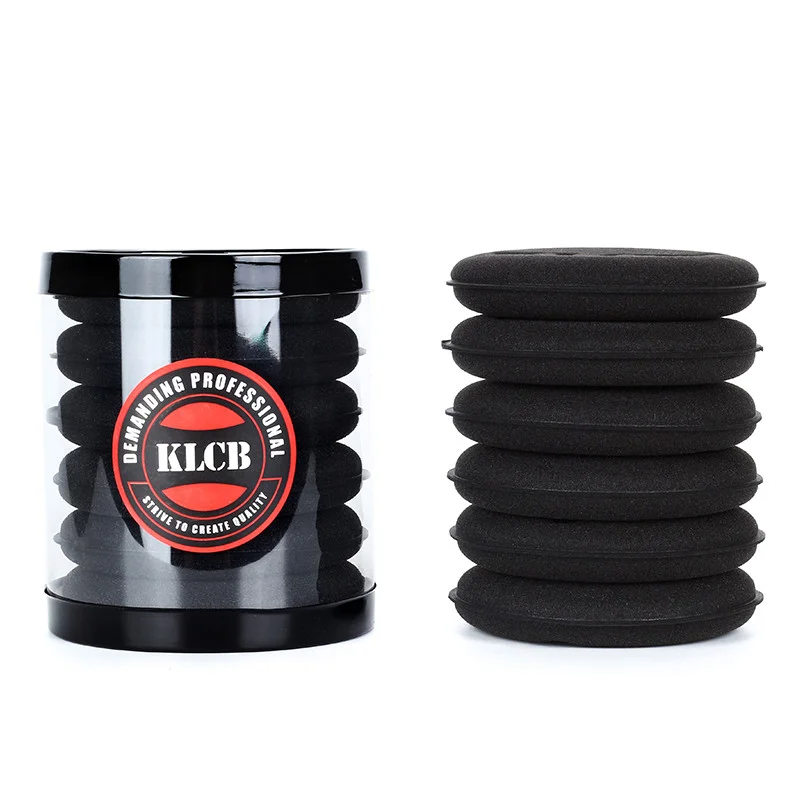 KLCB Аплікатор поролоновий круглий чорний 10*2 см, фото 1