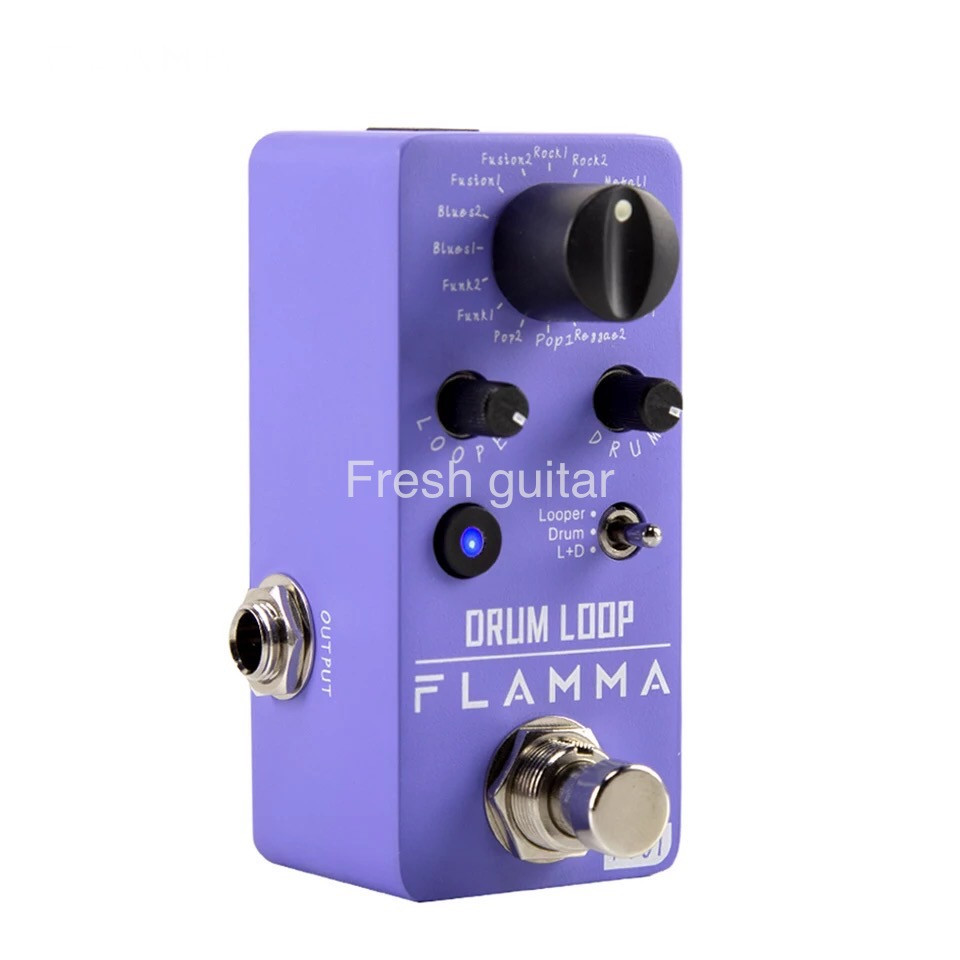 Педаль лупер з драм машиною Drum loop pedal Flamma