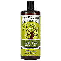 Кастильское мыло чайного дерева Dr. Woods "Tea Tree Castile Soap" с маслом ши (946 мл)