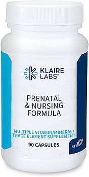 Пренатальна формула, Printal and Nursing Formula, Klaire Labs, 90 капсул