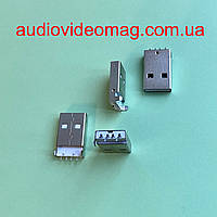 Штекер USB тип 2, монтажний, на плату