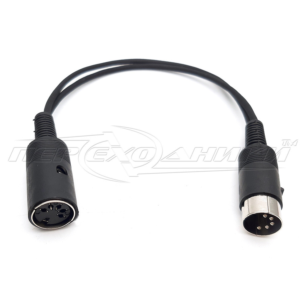 Кабель 5 pin DIN подовжувач на екрані, повний