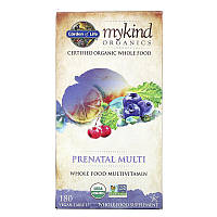 Мультивитамины для беременных Garden of Life, MyKind Organics "Prenatal Multi" (180 таблеток)