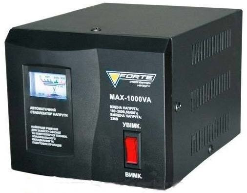 Стабілізатор релейного типу FORTE MAX-1000VA NEW