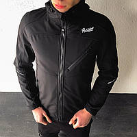 Куртка мужская Pobedov Jacket Round S M L XL XXL (46 48 50 52 ) приталенная с высокой горловиной чёрный