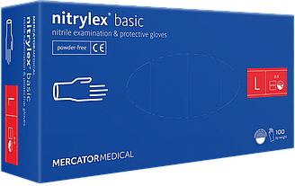 NITRYLEX BASIC одноразові рукавички нітрилові