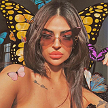 Очки солнцезащитные бабочка, крылья, фото 2