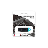 USB Флешнакопичувач Флешнакопичувач 64гб. USB 3.2 чорна Exodia DTX/64GB, 25141