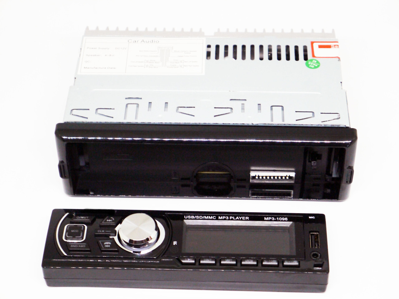 Автомагнітола MP3 1096 BT знімна панель ISO cable, фото 1