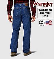 Джинсы мужские зимние Wrangler® Woodland Thermal Jean на подкладке (утеплитель Thinsulate, 3M)/ из США