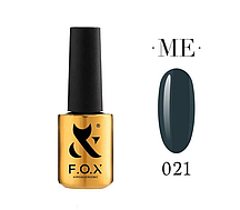 Гель-лак F. O. X Masha Efrosinina 021 Eco синьо-зелений, 7 мл
