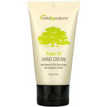 Крем для рук Mild By Nature "Argan Oil Hand Cream" з оліями аргани, марули, кокоса та ши (71 г)