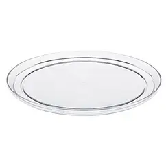 Піднос круглий для викладки 28.8х2см з полікарбонату Bora Plastik