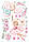 Інтер'єрна наклейка "Балерина з кулями" 65х95 см + набір кольорів на стіну в дитячу кімнату (глянець), фото 3