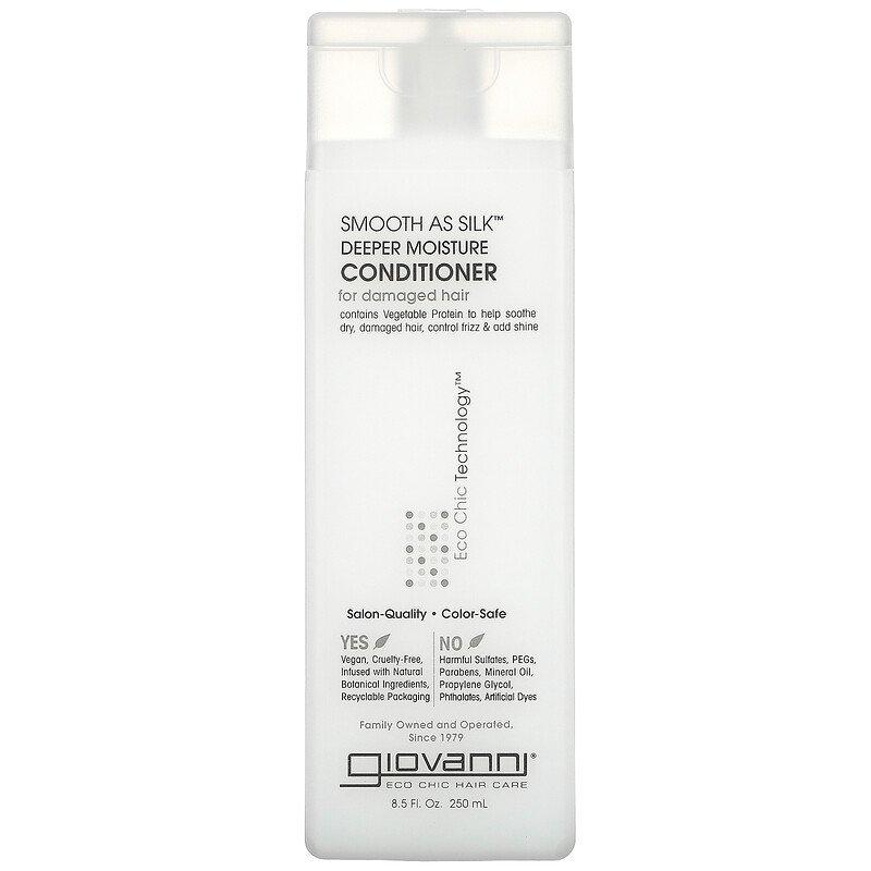 Кондиціонер для пошкодженого волосся Giovanni "Deeper Moisture Conditioner" зволожувальний (250 мл), фото 1