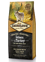 Корм для собак великих порід Carnilove Salmon&Turkey Adult (лосось та індичка), 12 кг