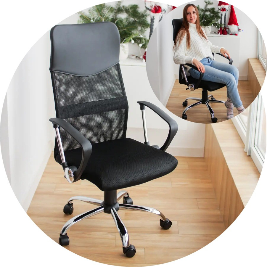 Крісло офісне комп'ютерне Xenos Prestige для дому, офісу з механізмом гойдання. Для керівника в тканині