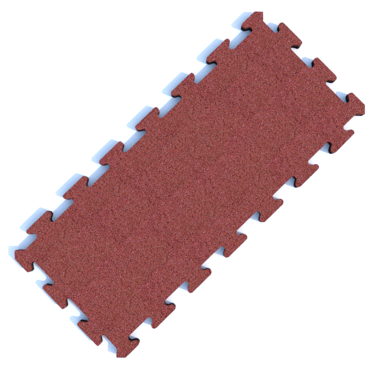 Гумовий пазл PuzzleGym 15 мм (червоний)