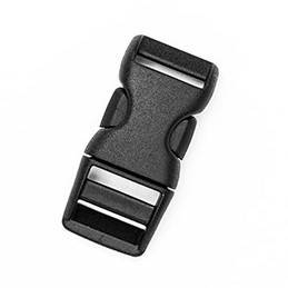 Фастекс (Пряжка) ергономічний 15 мм Ergo-Lok WJ Woojin Plastic ацетал, колір Чорний